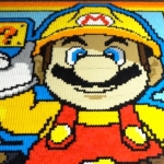 This Super Mario Maker Homage Was Created With Over 127,000 Dominoes